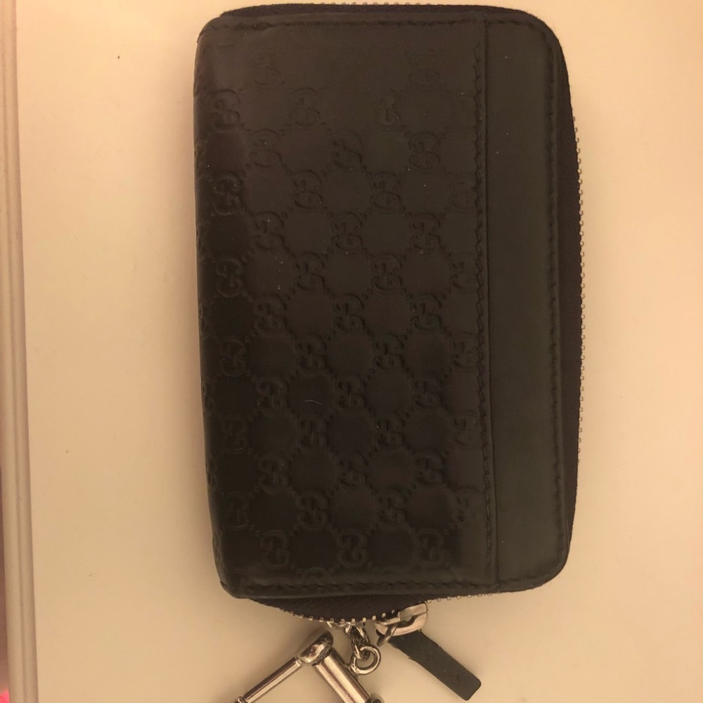 GUCCI WALLET in dark blue